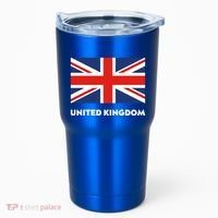 United Kingdom Flag White Blue And Red England Union Jack Gift Tumbler thumb 0
