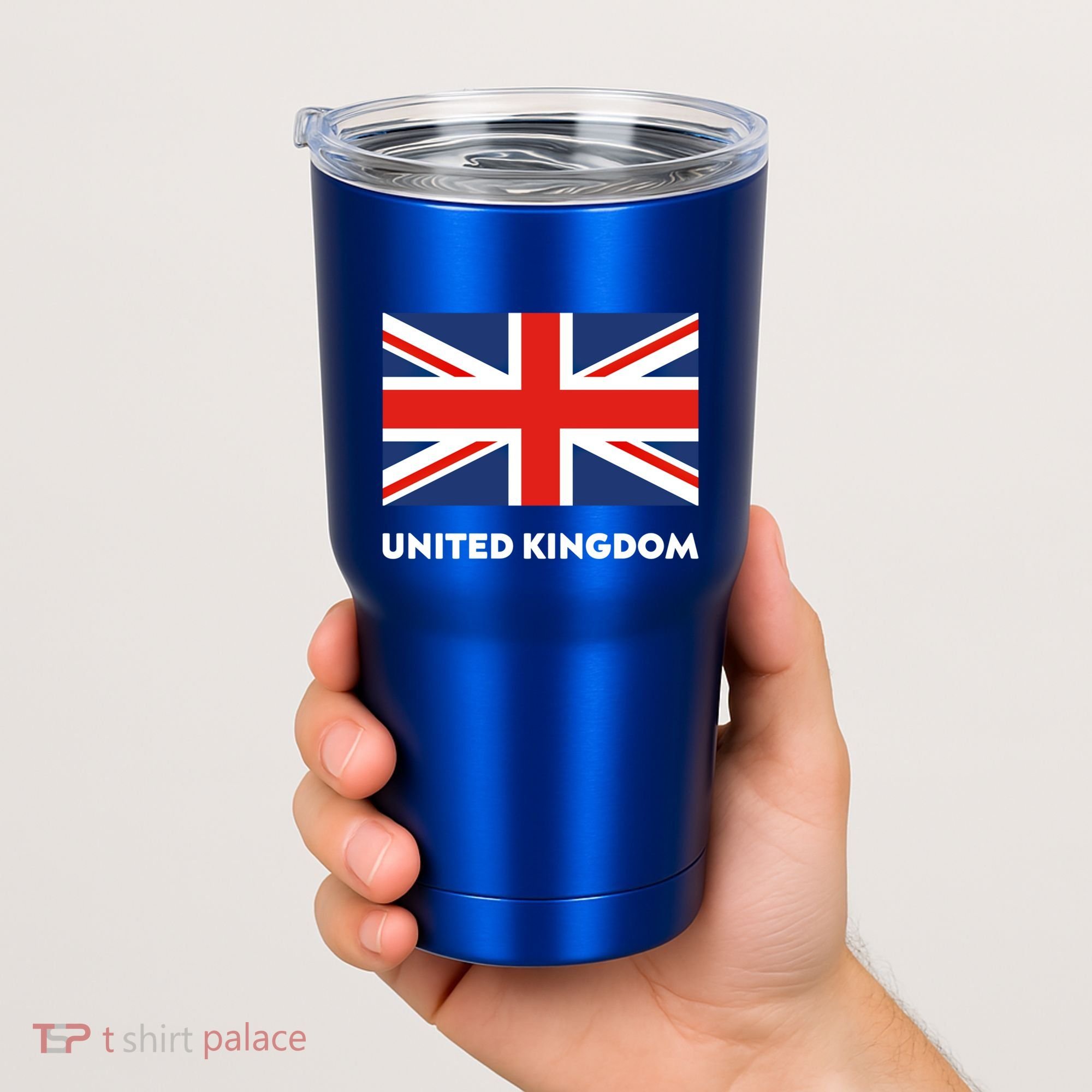 United Kingdom Flag White Blue And Red England Union Jack Gift Tumbler