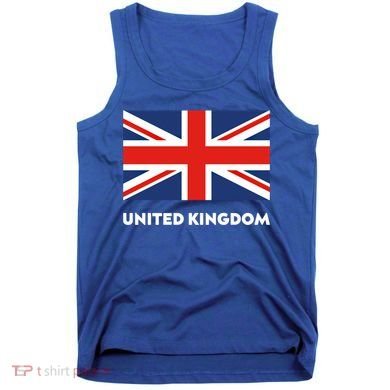 United Kingdom Flag White Blue And Red England Union Jack Gift Tank Top