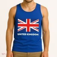 United Kingdom Flag White Blue And Red England Union Jack Gift Tank Top thumb 3