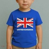 United Kingdom Flag White Blue And Red England Union Jack Gift Toddler T-Shirt thumb 2