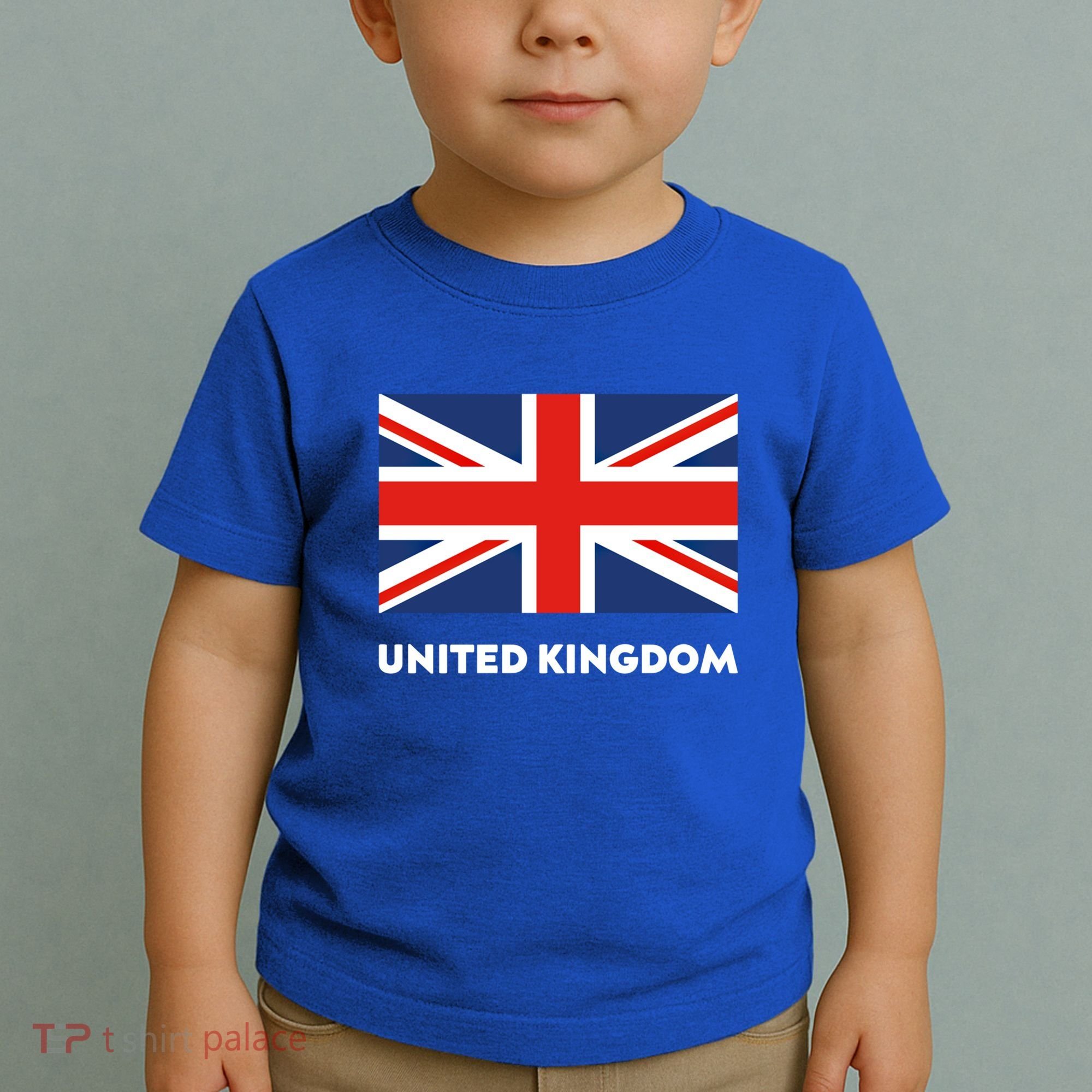 United Kingdom Flag White Blue And Red England Union Jack Gift Toddler T-Shirt