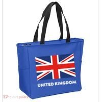 United Kingdom Flag White Blue And Red England Union Jack Gift Tote Bag thumb 2