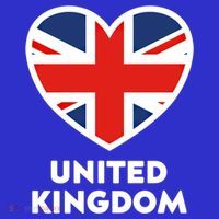 United Kingdom Flag Heart Shaped England Union Jack Great Gift Tank Top thumb 6