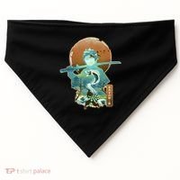 Ukiyo Breath Of Water Samurai USA-Made Doggie Bandana thumb 0
