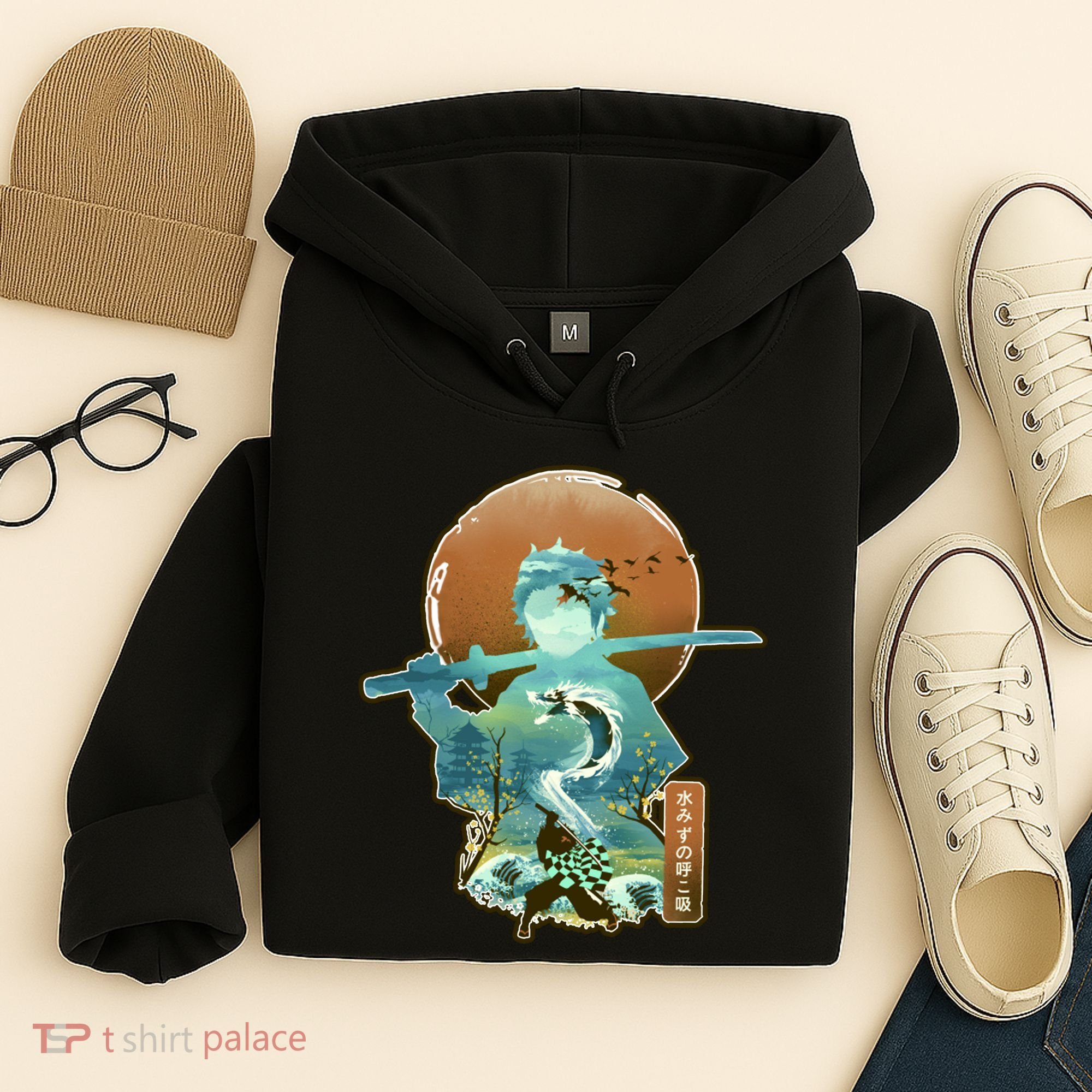 Ukiyo Breath Of Water Samurai Hoodie