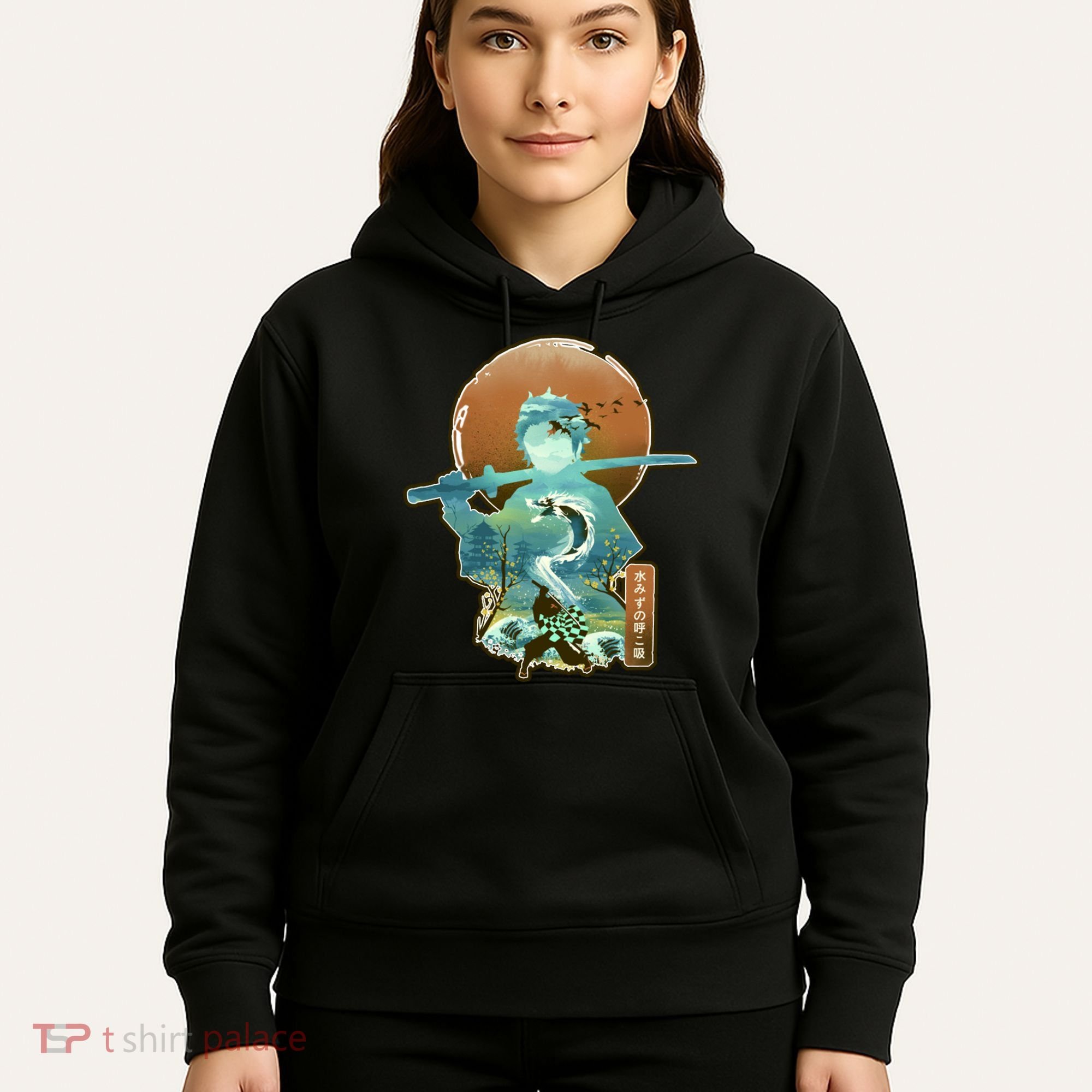 Ukiyo Breath Of Water Samurai Hoodie
