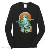 Ukiyo Breath Of Water Samurai Long Sleeve Shirt thumb 0