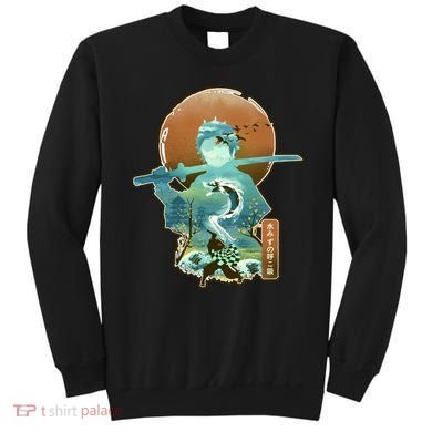 Ukiyo Breath Of Water Samurai Sweatshirt