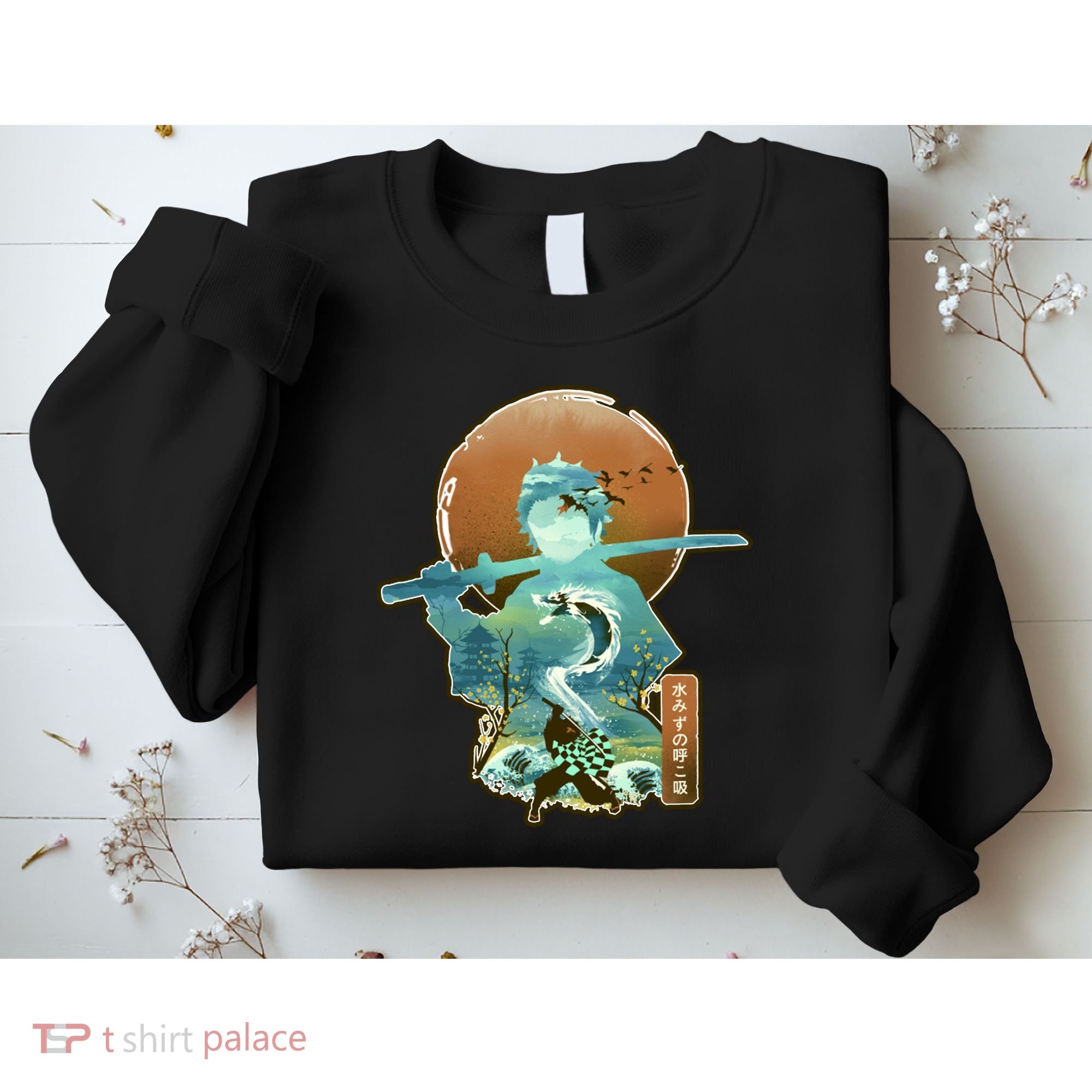 Ukiyo Breath Of Water Samurai Sweatshirt