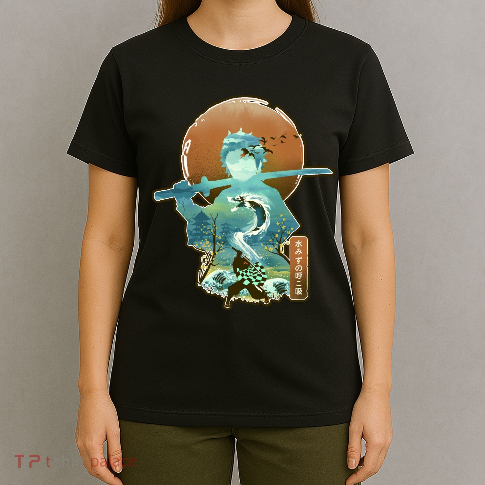 Ukiyo Breath Of Water Samurai T-Shirt