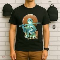 Ukiyo Breath Of Water Samurai T-Shirt thumb 6