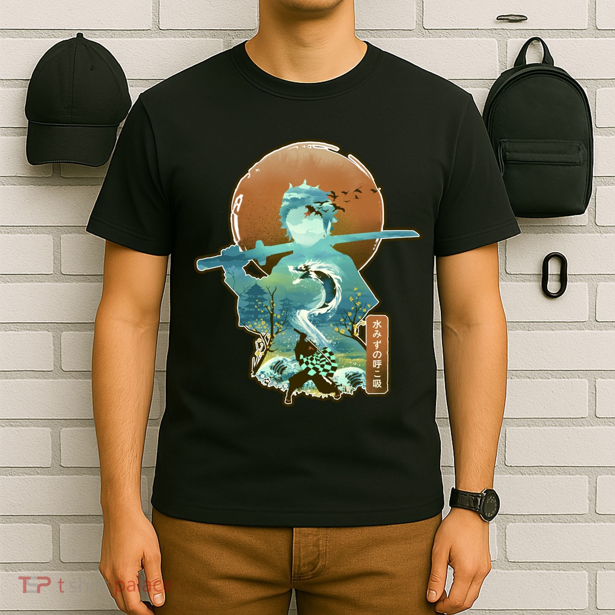 Ukiyo Breath Of Water Samurai T-Shirt