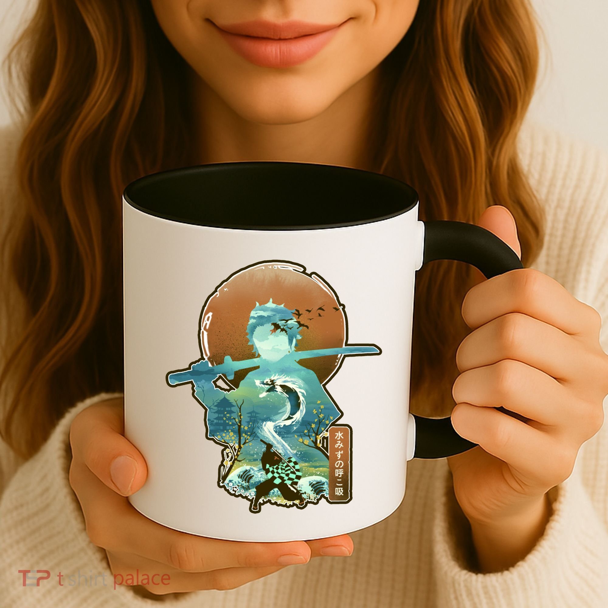 Ukiyo Breath Of Water Samurai Coffee Mug