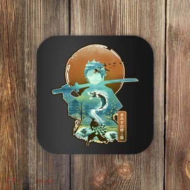 Ukiyo Breath Of Water Samurai Coaster