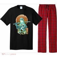 Ukiyo Breath Of Water Samurai Pajama Set thumb 0