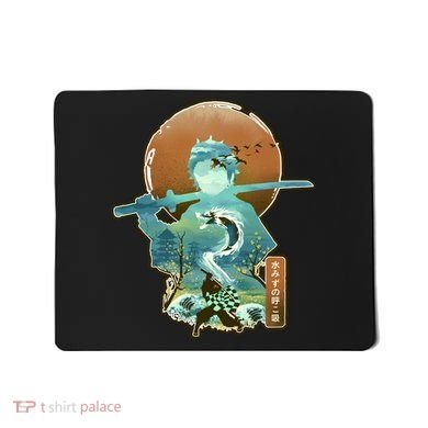 Ukiyo Breath Of Water Samurai Mousepad