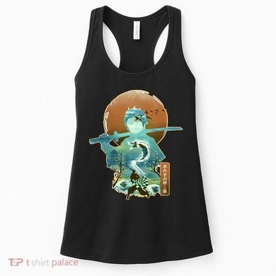Ukiyo Breath Of Water Samurai Women's Tank Top