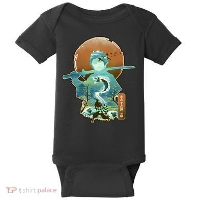 Ukiyo Breath Of Water Samurai Baby Bodysuit
