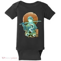 Ukiyo Breath Of Water Samurai Baby Bodysuit thumb 0