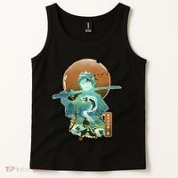 Ukiyo Breath Of Water Samurai Tank Top thumb 2