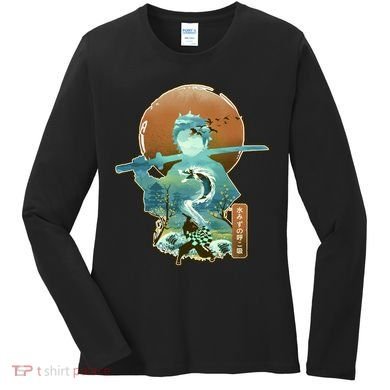 Ukiyo Breath Of Water Samurai Women's Long Sleeve Shirt