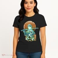 Ukiyo Breath Of Water Samurai Women's T-Shirt thumb 4