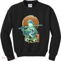 Ukiyo Breath Of Water Samurai Kids Sweatshirt thumb 0