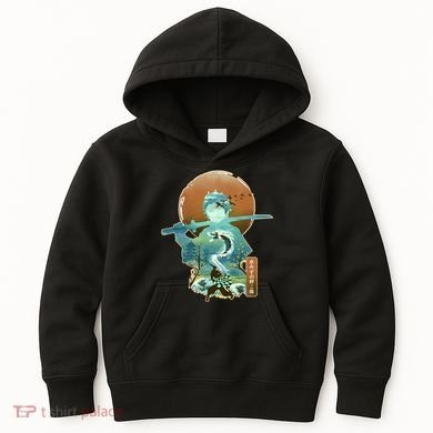 Ukiyo Breath Of Water Samurai Kids Hoodie
