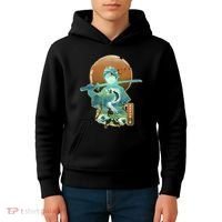 Ukiyo Breath Of Water Samurai Kids Hoodie thumb 4
