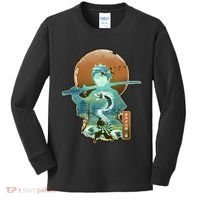 Ukiyo Breath Of Water Samurai Kids Long Sleeve Shirt thumb 0