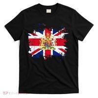 United Kingdom UK Great Britain British Flag Coat Of Arms T-Shirt thumb 0