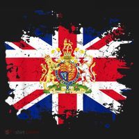 United Kingdom UK Great Britain British Flag Coat Of Arms T-Shirt thumb 7