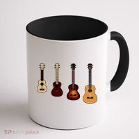 Ukulele Quad Coffee Mug thumb 1