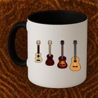 Ukulele Quad Coffee Mug thumb 2