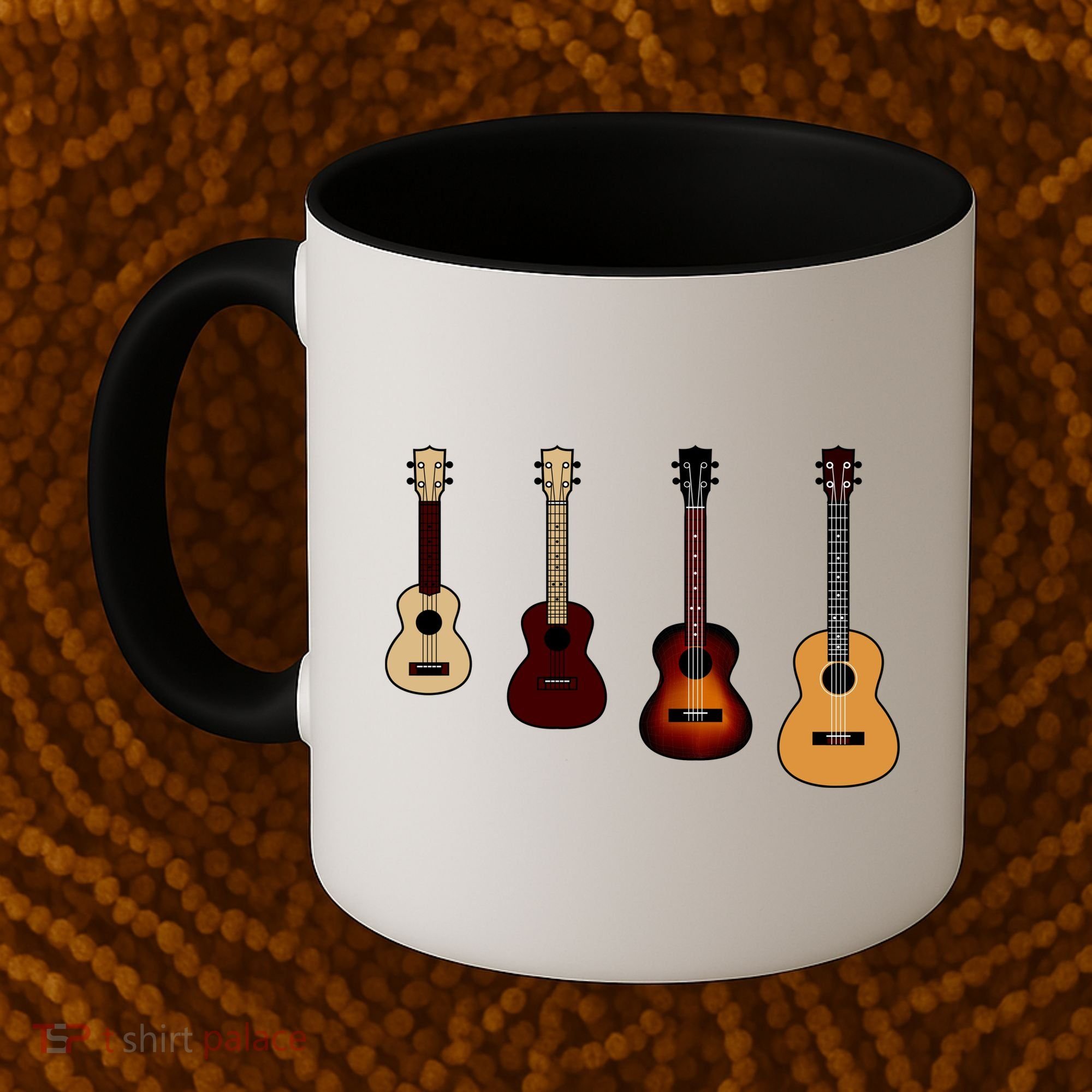 Ukulele Quad Coffee Mug