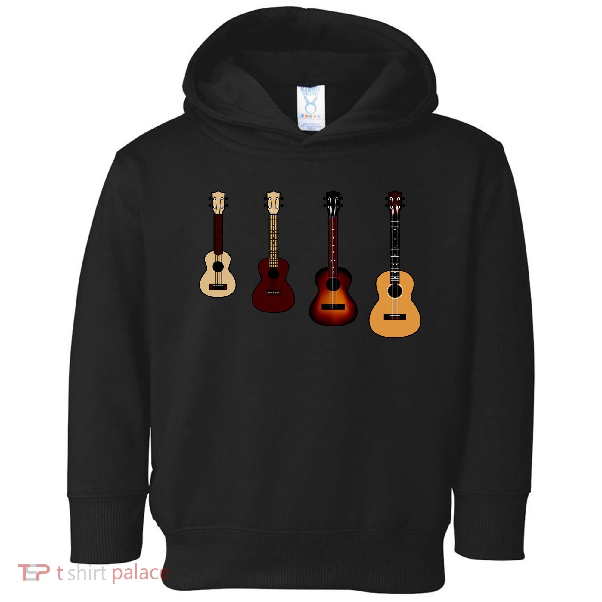 Ukulele Quad Toddler Hoodie