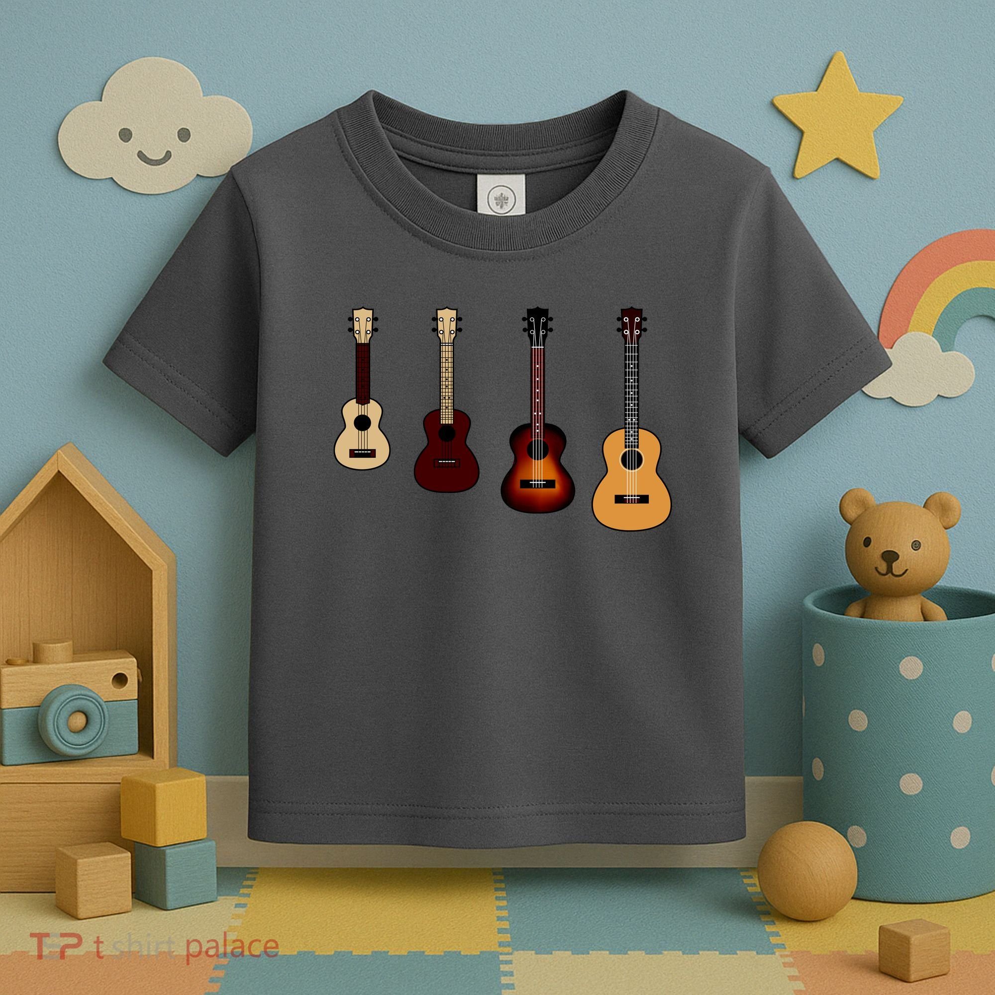 Ukulele Quad Toddler T-Shirt