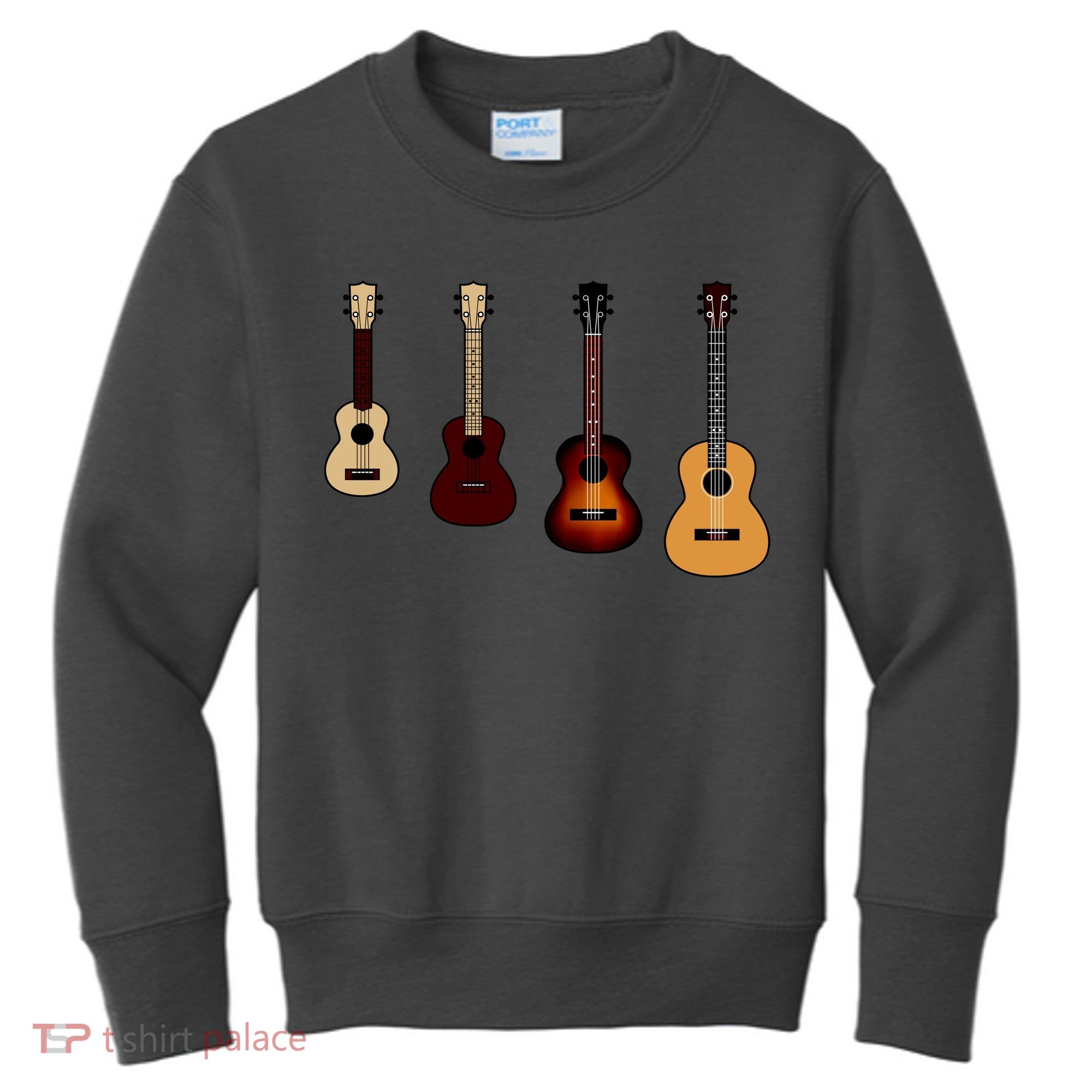 Ukulele Quad Kids Sweatshirt