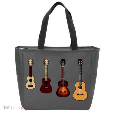 Ukulele Quad Tote Bag