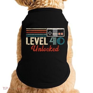 Unlocked Level 40 Birthday Doggie Tank