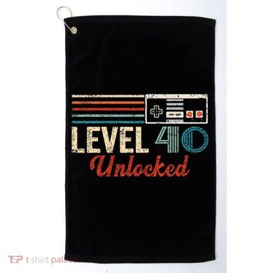 Unlocked Level 40 Birthday Golf Towel