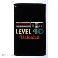 Unlocked Level 40 Birthday Golf Towel thumb 0