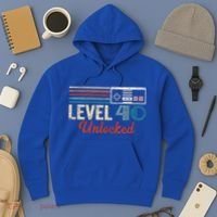 Unlocked Level 40 Birthday Hoodie thumb 3