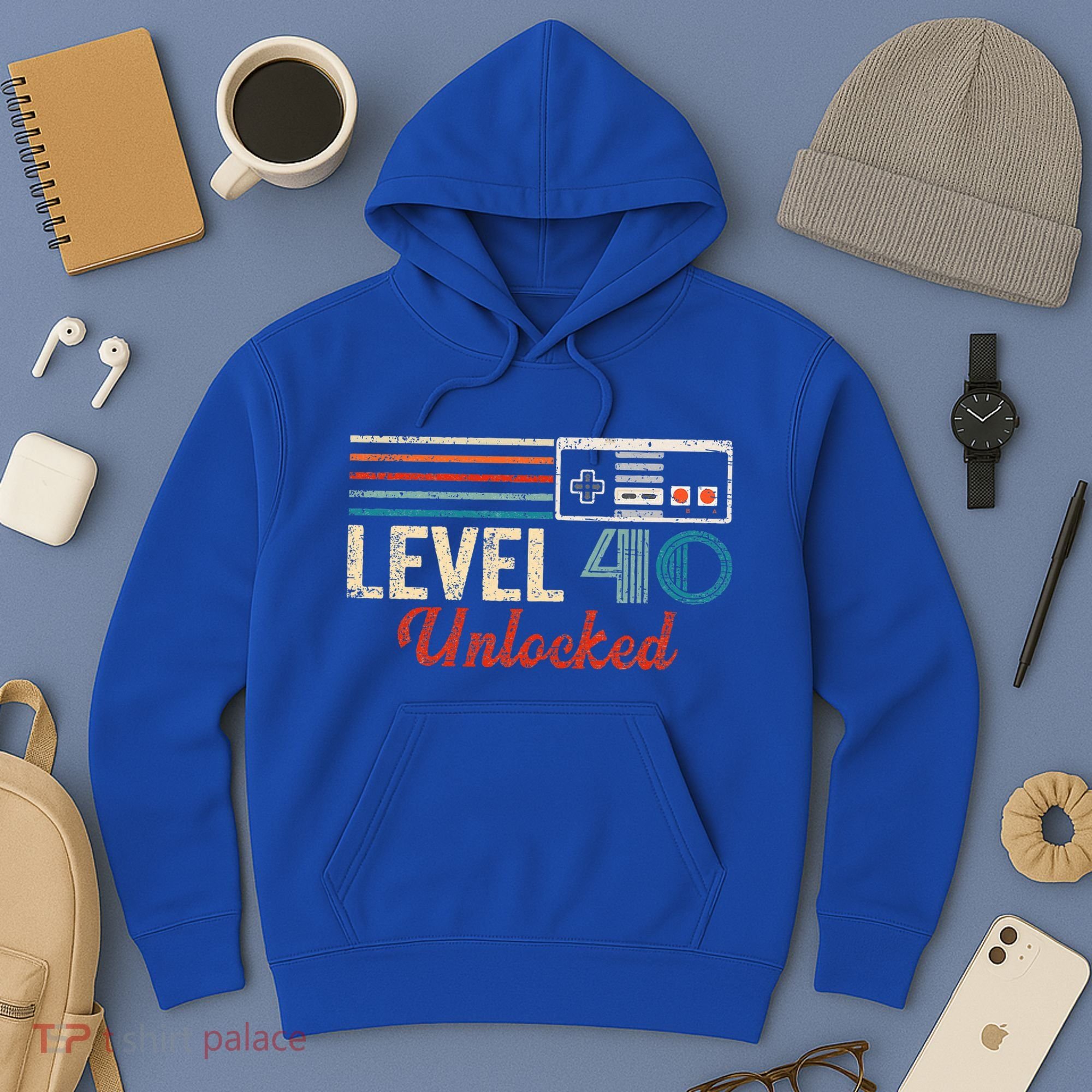 Unlocked Level 40 Birthday Hoodie