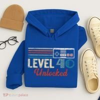 Unlocked Level 40 Birthday Hoodie thumb 4