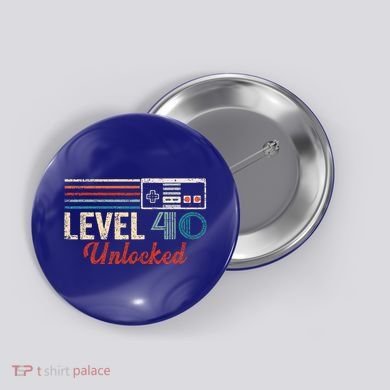 Unlocked Level 40 Birthday Button
