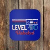 Unlocked Level 40 Birthday Coaster thumb 0