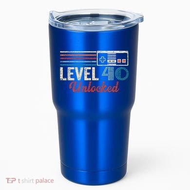 Unlocked Level 40 Birthday Tumbler