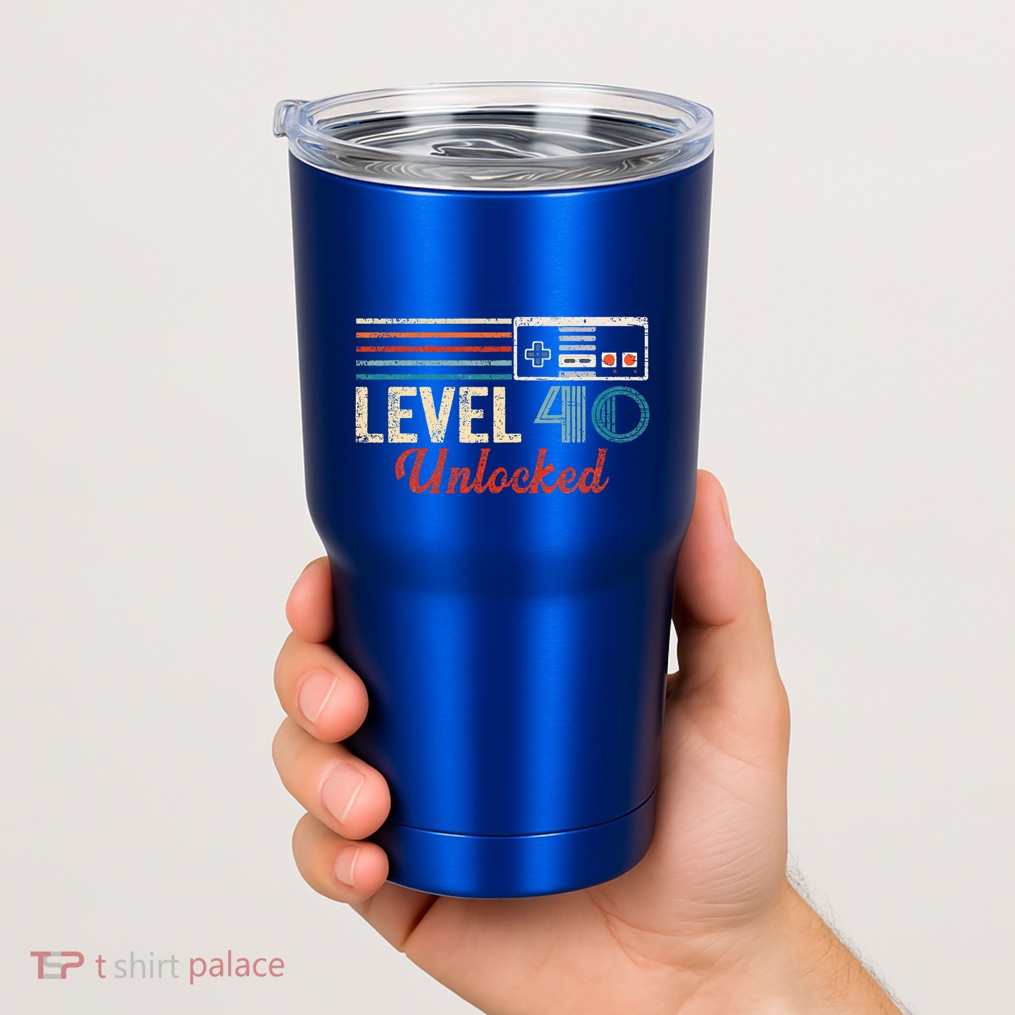 Unlocked Level 40 Birthday Tumbler